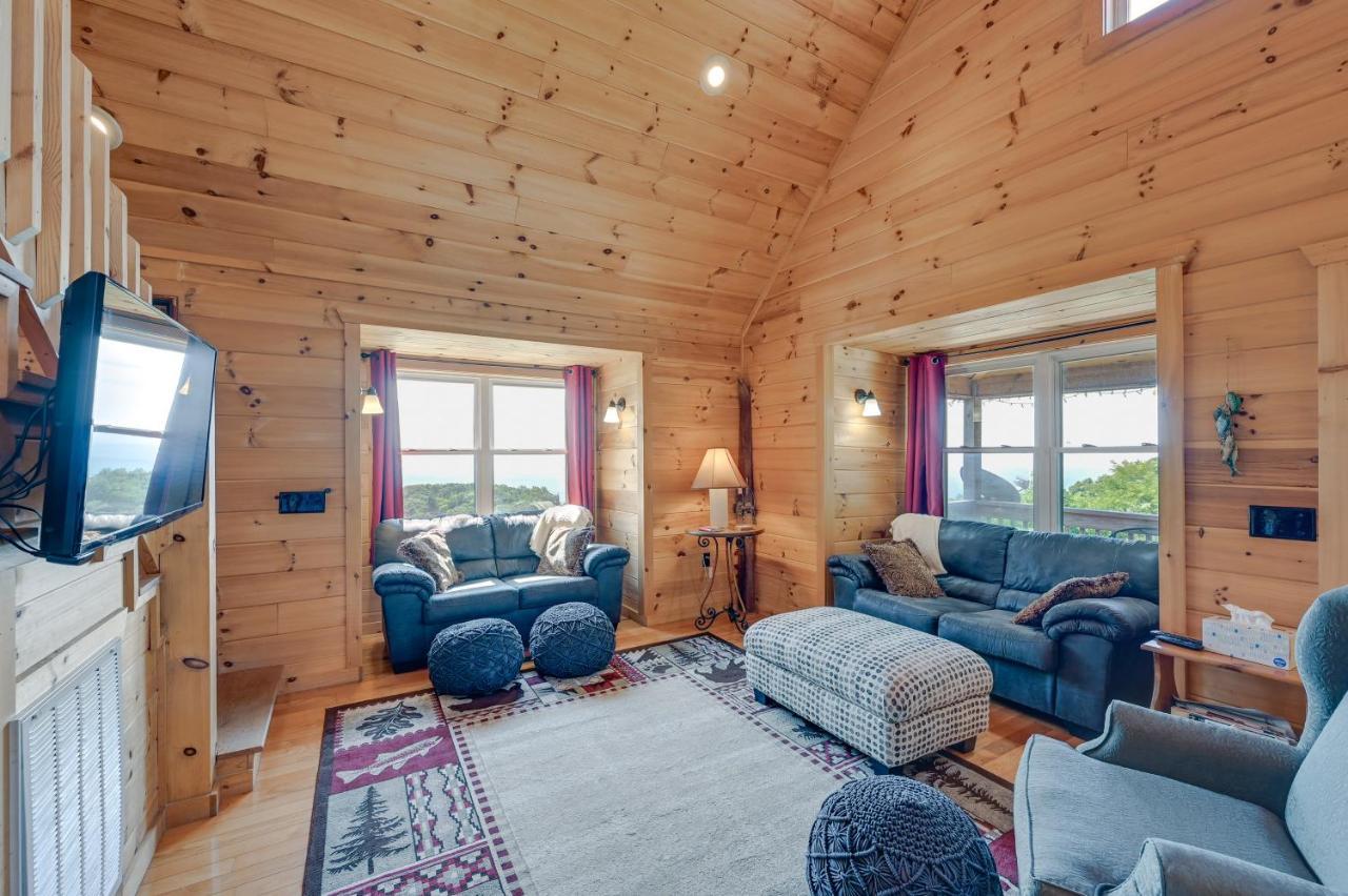 Warm And Cozy Cabin With Deck On Top Of The Blue Ridge Fancy Gap Eksteriør bilde