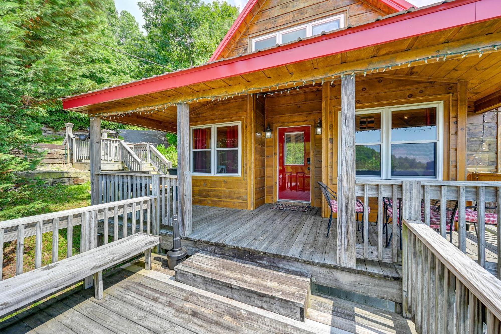 Warm And Cozy Cabin With Deck On Top Of The Blue Ridge Fancy Gap Eksteriør bilde